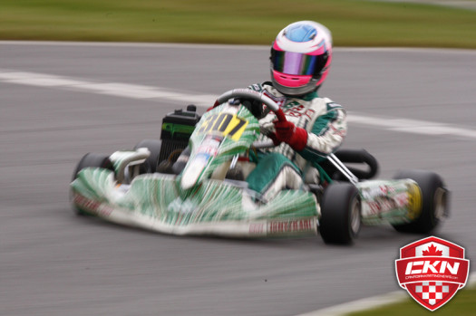 Arika White continues to improve in Rotax Senior and closed the series out strong  (Photo Cody Schindel - CanadianKartingNews.com)