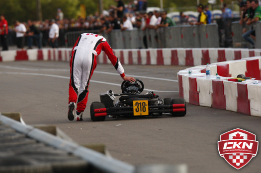 Ben Coopers race ended in heartache (Photo by: Cody Schindel/CKN)