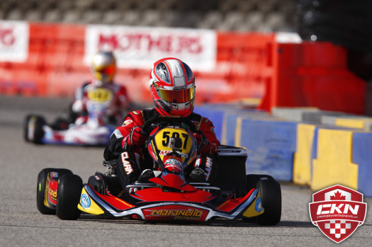 Stuart Clark confirmed his presence at the 2014 Rotax Grand Finals with a victory in DD2 Masters  (Photo by: Cody Schindel/CKN)