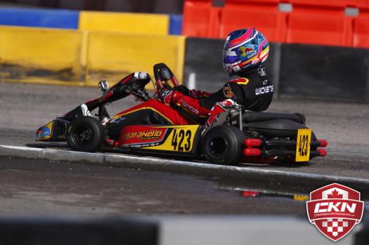 Mercedes DTM driver Robert Wickens scored the pole-position in Rotax DD2 before finishing fifth in the Final (Photo by: Cody Schindel/CKN)