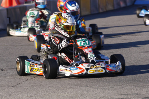 Abdul Gafar Muizz powered to a second place podium result in TaG Cadet, the largest class in Las Vegas (Photo credit: Cody Schindel/CanadianKartingNews.com)