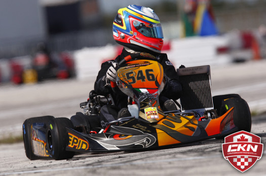 Luis Schiavo scored three pole-positions on Friday, two in Max Masters and one in DD2 Masters  (Photo by: Cody Schindel/CKN)