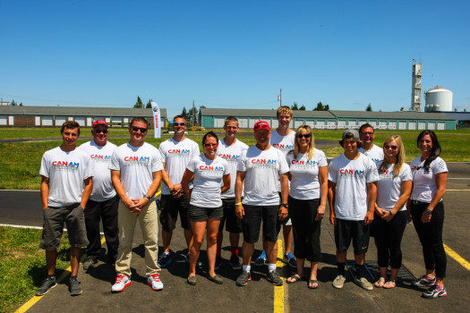 The Rotax CAN-AM ProKart Challenge crew from 2013 (Photo: Sean Buur)