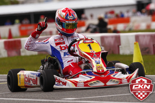 Ben Cooper Scored the DD2 Victory on Sunday for KMS/Birel (Photo by: Cody Schindel/CKN) 