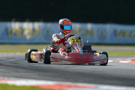 Devlin DeFrancesco and his Morsicani Racing Tony Kart impress in Europe (Photo KSP.fr)