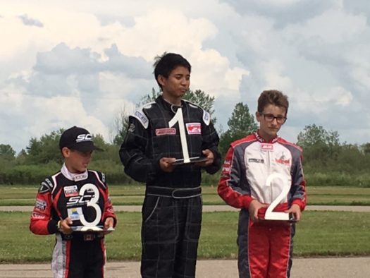 Junior Rotax Podium